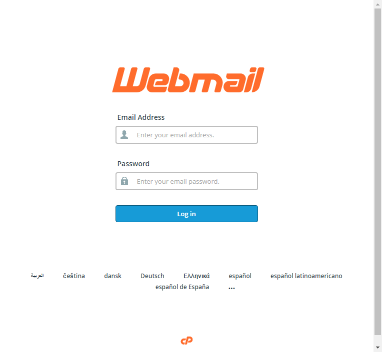 Roundcube webmail en español